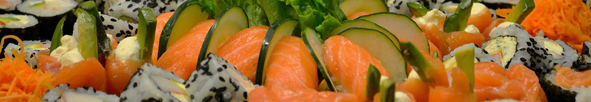 Eating Asian Fusion Chinese Sushi at JIA Asian Fusion & Sushi Bar restaurant in Gastonia, NC.